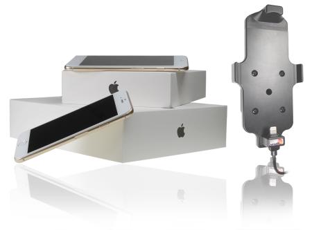 Автодержатель BRODIT для Apple iPhone 6 в чехле с автомобильной зарядкой [521662]