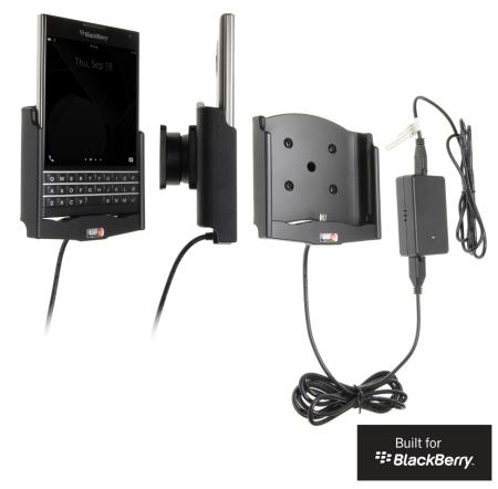 Автодержатель BRODIT для BlackBerry Passport с Molex 2A адаптером [513646]