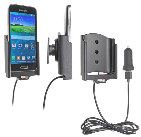 Автодержатель BRODIT для Samsung Galaxy S5 Mini с USB кабелем и адаптером на 12 V [521649]