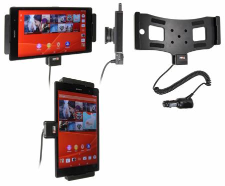 Автодержатель BRODIT для Sony Xperia Z3 Tablet Compact с автомобильной зарядкой [512692]
