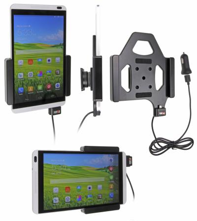 Автодержатель BRODIT для Huawei MediaPad M1 с USB кабелем и адаптером на 12 V [521700]