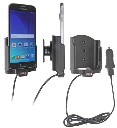 Автодержатель BRODIT для Samsung Galaxy S6 с автозарядкой USB [521723]