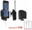 Автодержатель BRODIT для Apple iPhone 6S без чехла для использования с Apple Original Lightning to USB Cable [514794]