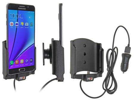 Автодержатель BRODIT для Samsung Galaxy Note 5 с автомобильной зарядкой USB [521771]