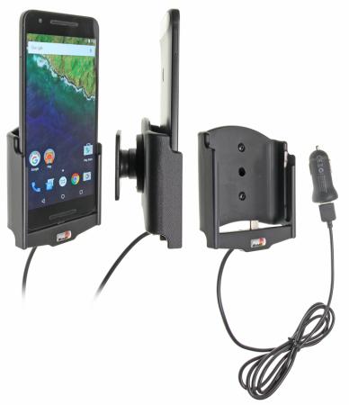 Автодержатель BRODIT для Huawei Nexus 6P с USB кабелем и адаптером на 12V [521818]