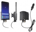 Автодержатель BRODIT для Samsung Galaxy S8 Plus с автомобильной зарядкой USB [521967]