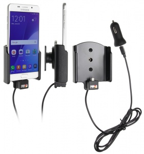 Автодержатель BRODIT для Samsung Galaxy A5 (2016) с автозарядкой USB [521896]