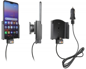Автодержатель BRODIT для Huawei P20 с USB кабелем и адаптером на 12V [721058]