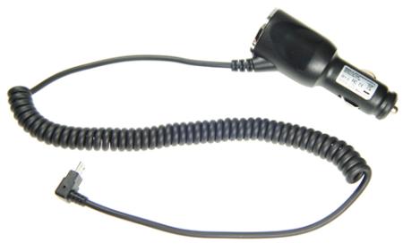 Автомобильное зарядное устройство Brodit с разъемом micro USB угловой (закруг.вверх) [944011]