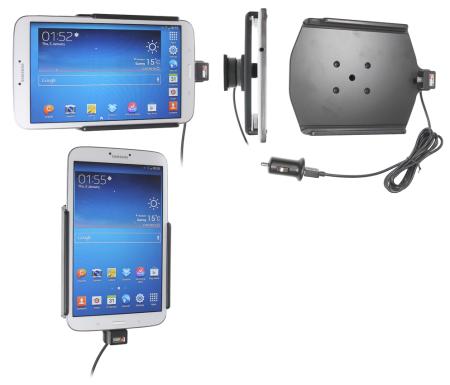 Автодержатель BRODIT для Samsung Galaxy Tab 3 8.0 SM-T310/T311/T315 с автомобильной зарядкой [521548]