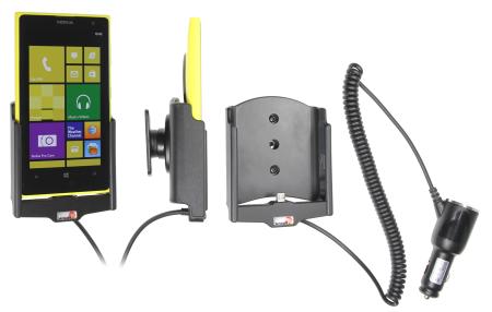 Автодержатель BRODIT для Nokia Lumia 1020 с автомобильной зарядкой [512550]
