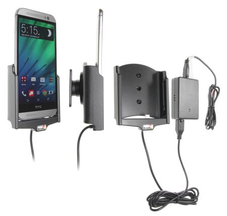 Автодержатель BRODIT для HTC One M8 с с Molex 2A адаптером [513624]